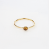 Gold-filled ring with topaz