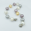 Colorful pearl necklace